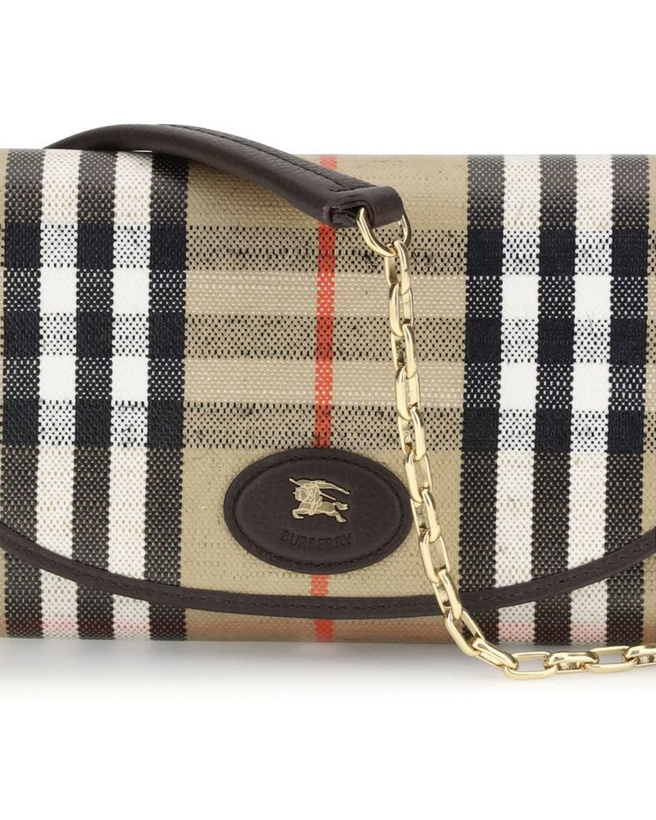 Burberry Beige Cotton Clutch Bag Glam Steals