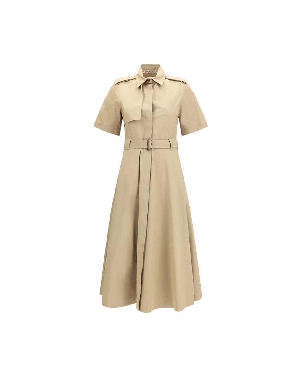 Burberry Beige Cotton Dress Glam Steals