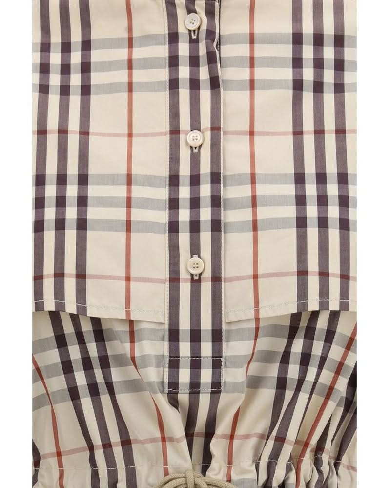 Burberry Beige Cotton Dress Glam Steals
