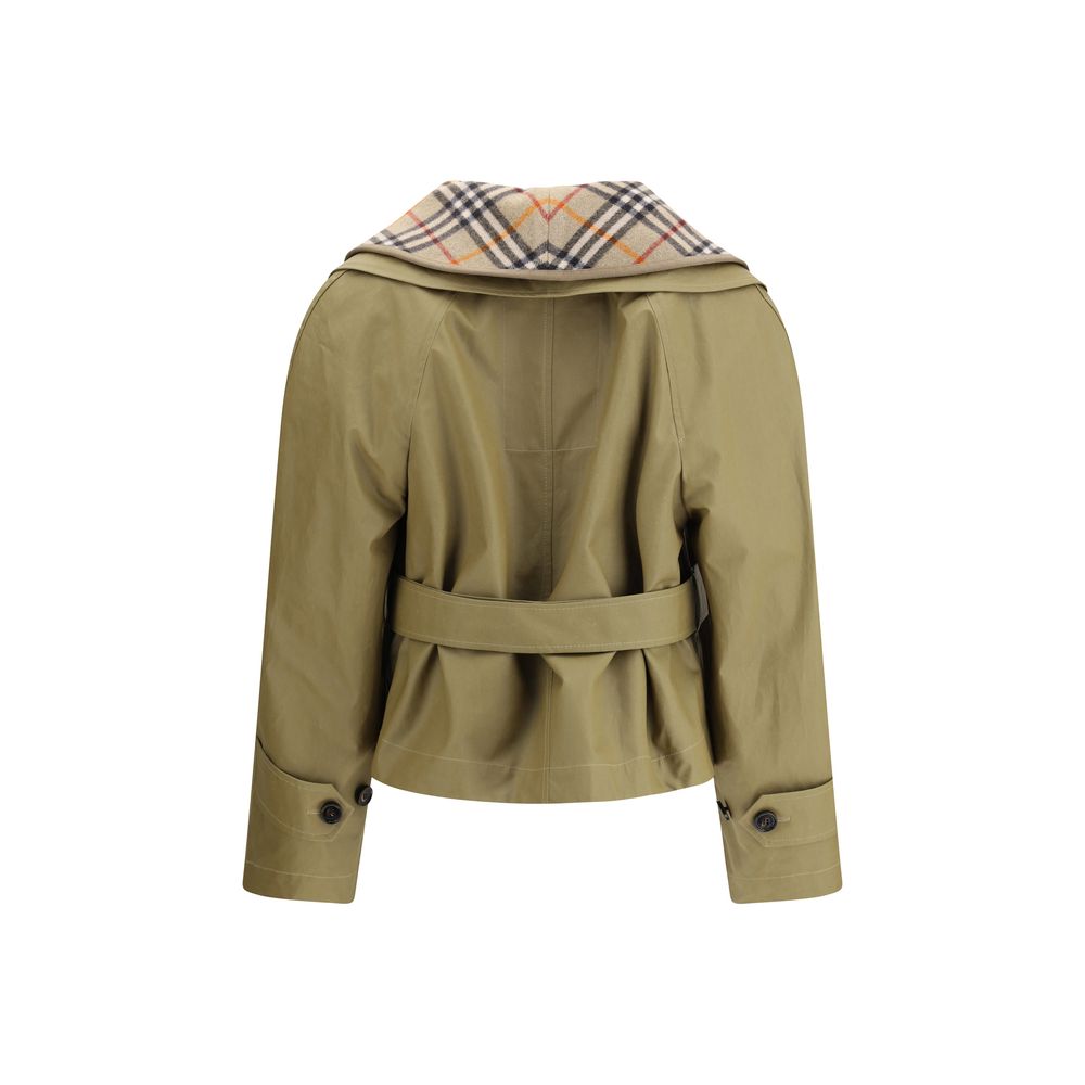 Burberry Beige Cotton Jacket Coats & Jackets