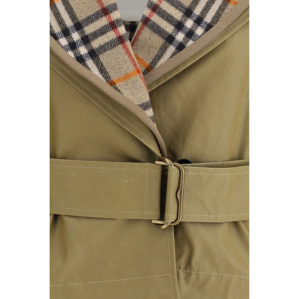 Burberry Beige Cotton Jacket Coats & Jackets