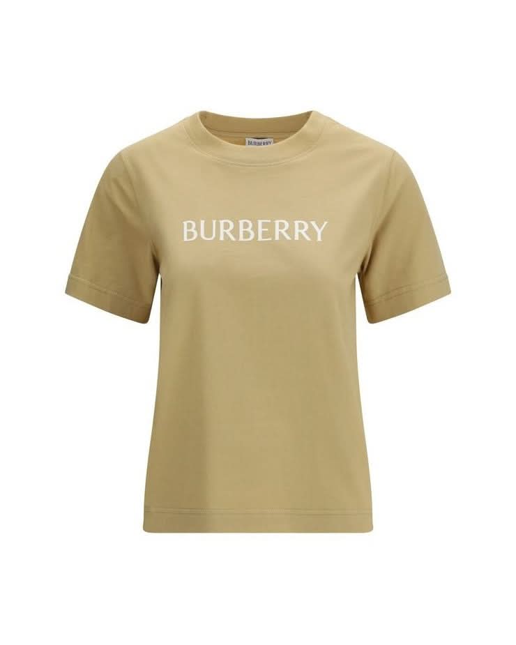Burberry Beige Cotton T-Shirt