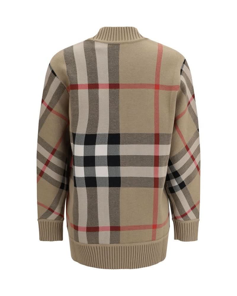 Burberry Beige Polyester Cardigan Cardigans