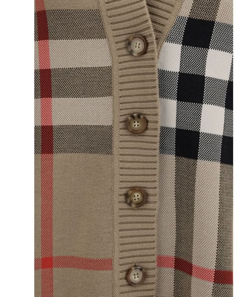 Burberry Beige Polyester Cardigan Cardigans