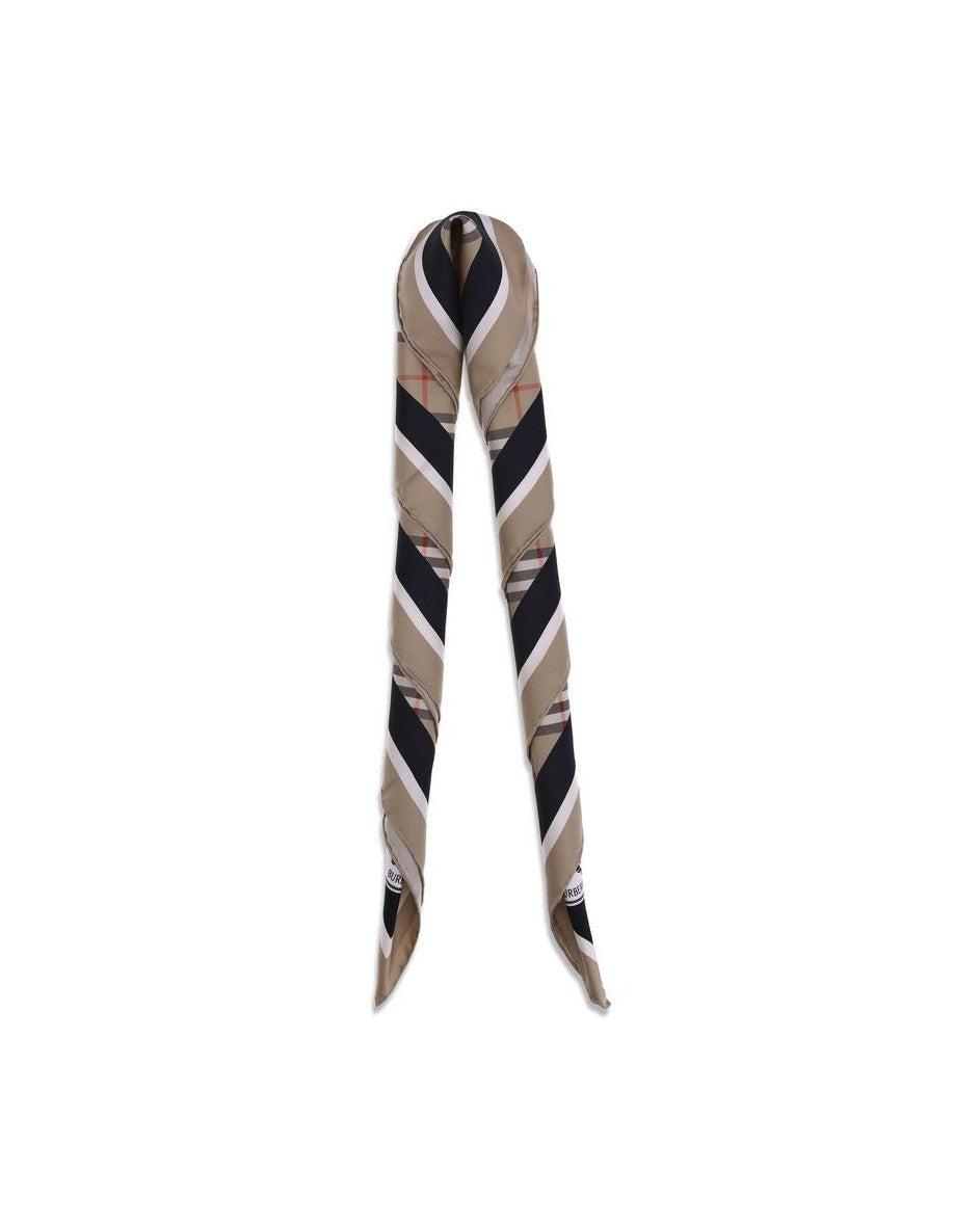 Burberry Beige Silk Scarf Glam Steals