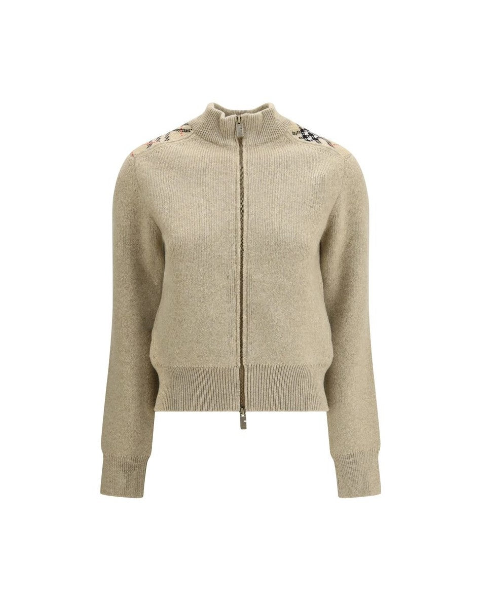 Burberry Beige Wool Cardigan Glam Steals