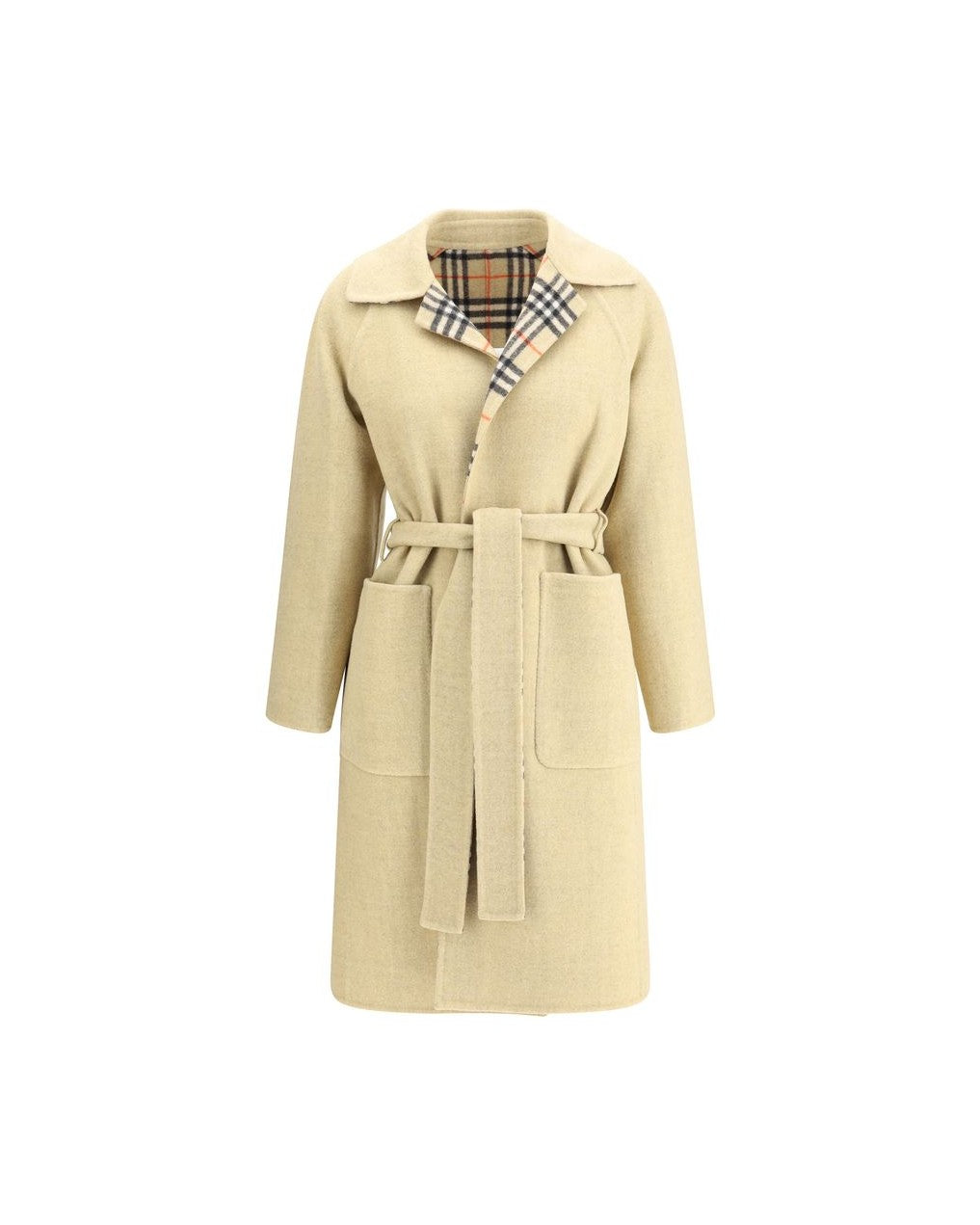 Burberry Beige Wool Coat Glam Steals