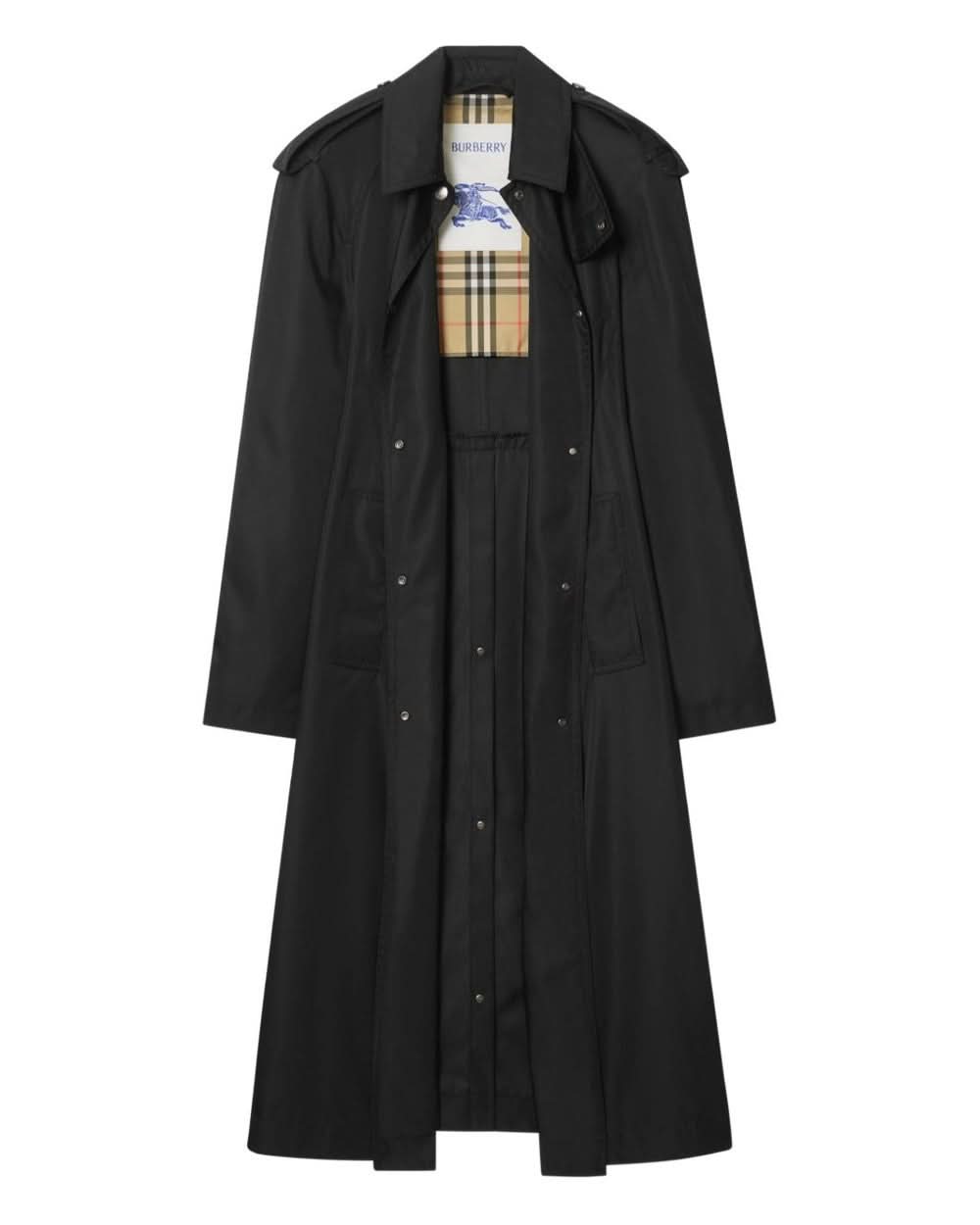 Burberry Black Coat Coats