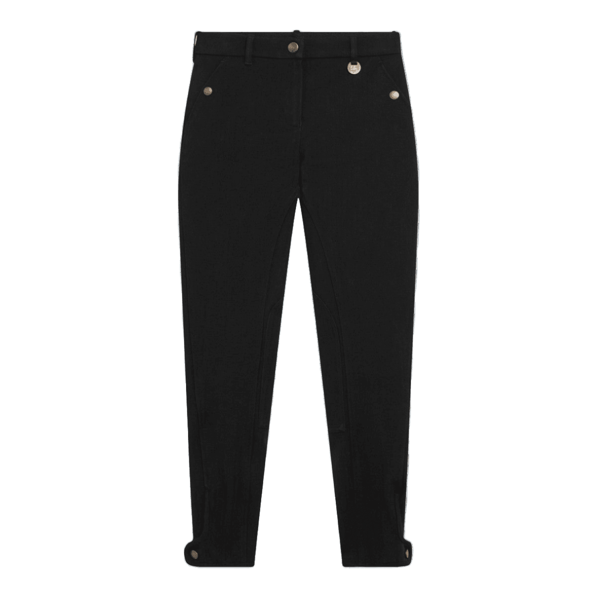 Burberry Cotton Black Slim Stretch Jodhpur Trousers Glam Steals