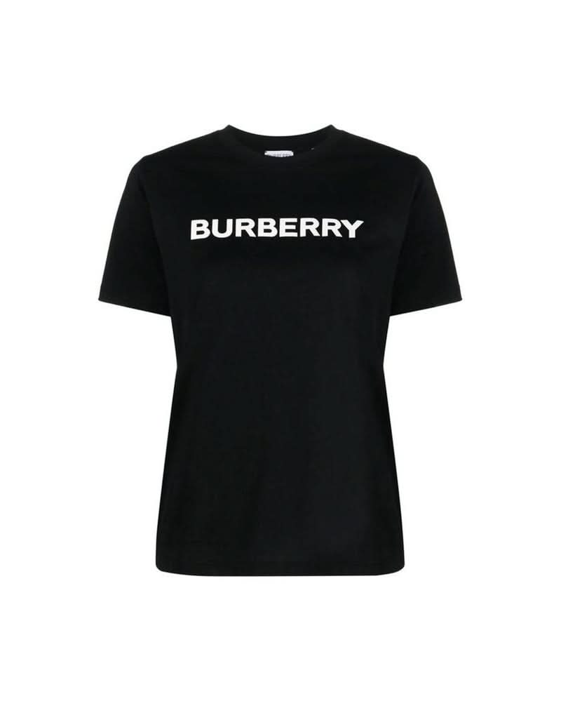 Burberry Black Cotton T-Shirt