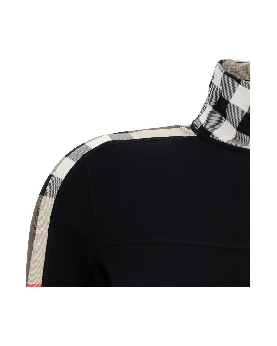 Burberry Black Elastane Sweatshirt Glam Steals
