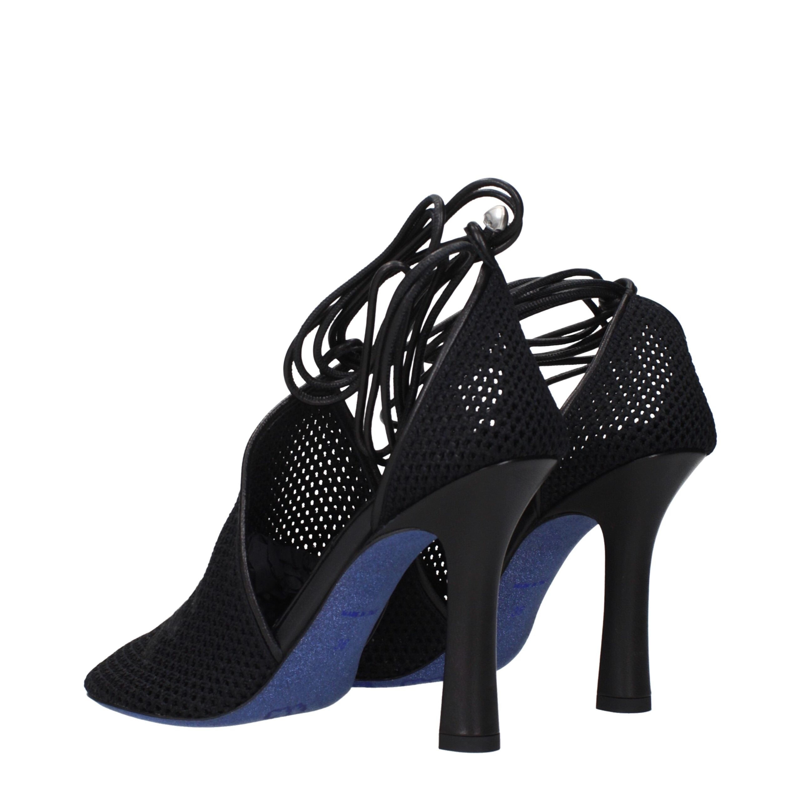 Burberry Black Fabric High Heel Pumps Glam Steals