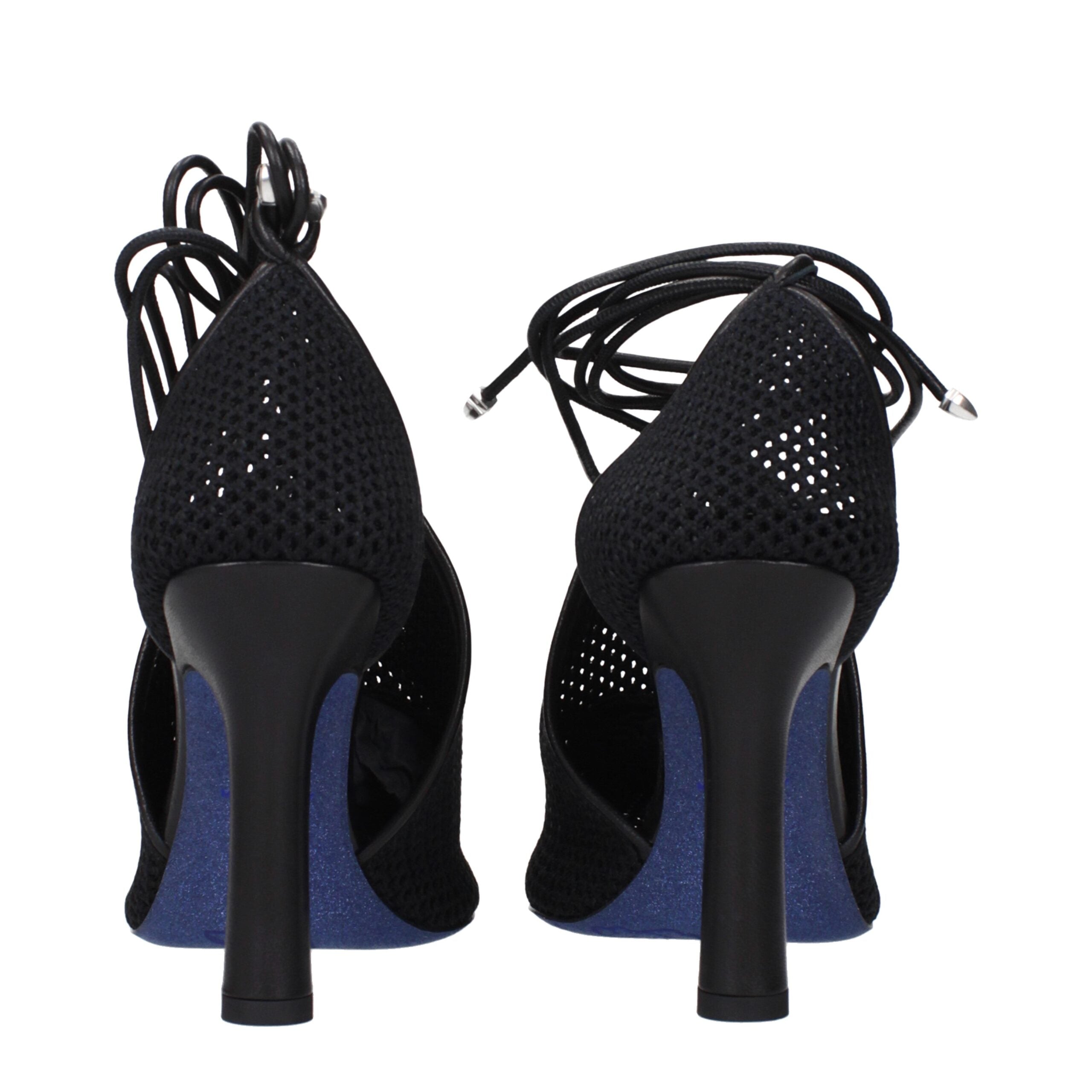 Burberry Black Fabric High Heel Pumps Glam Steals