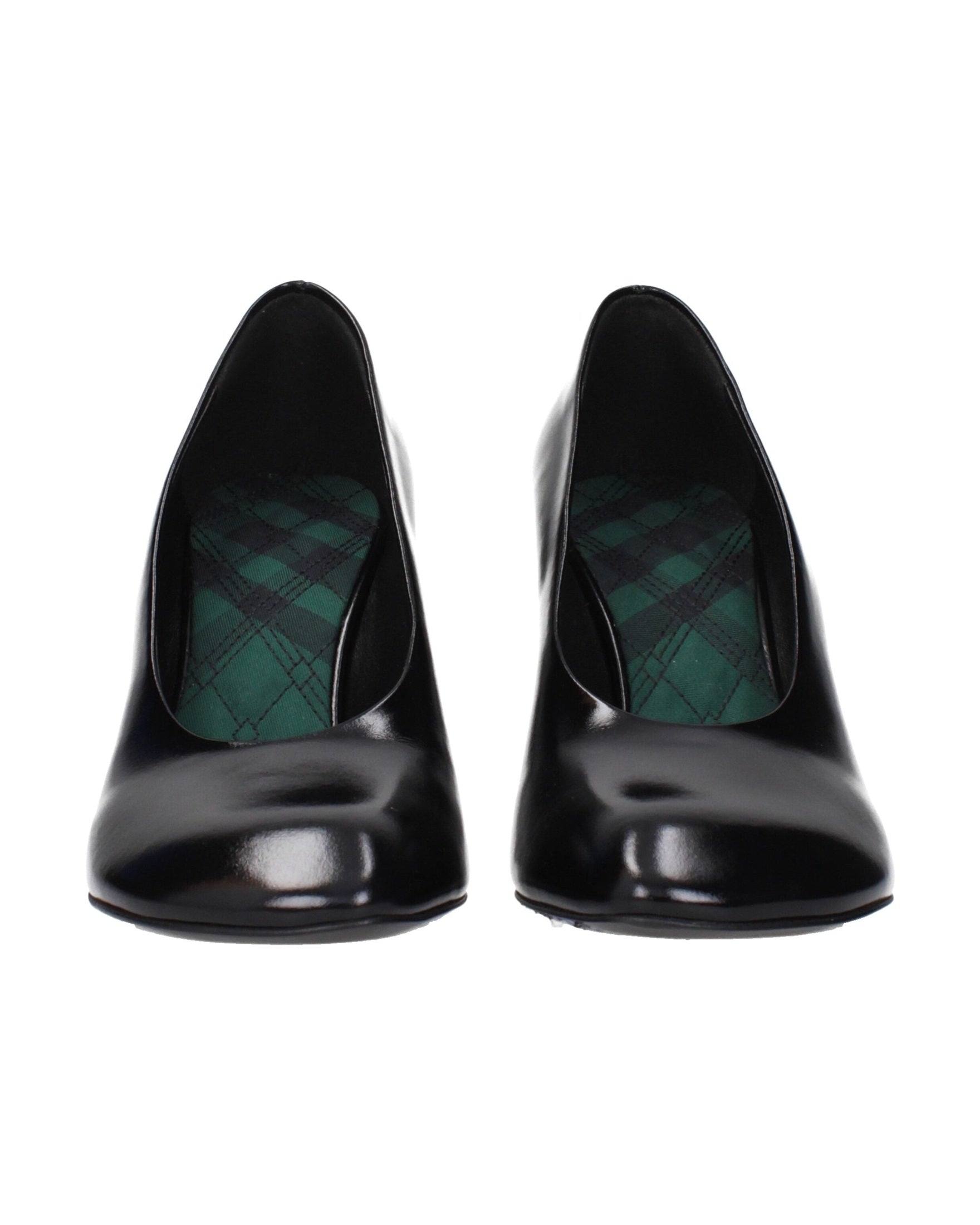 Burberry Black Leather High Heel Pumps Glam Steals