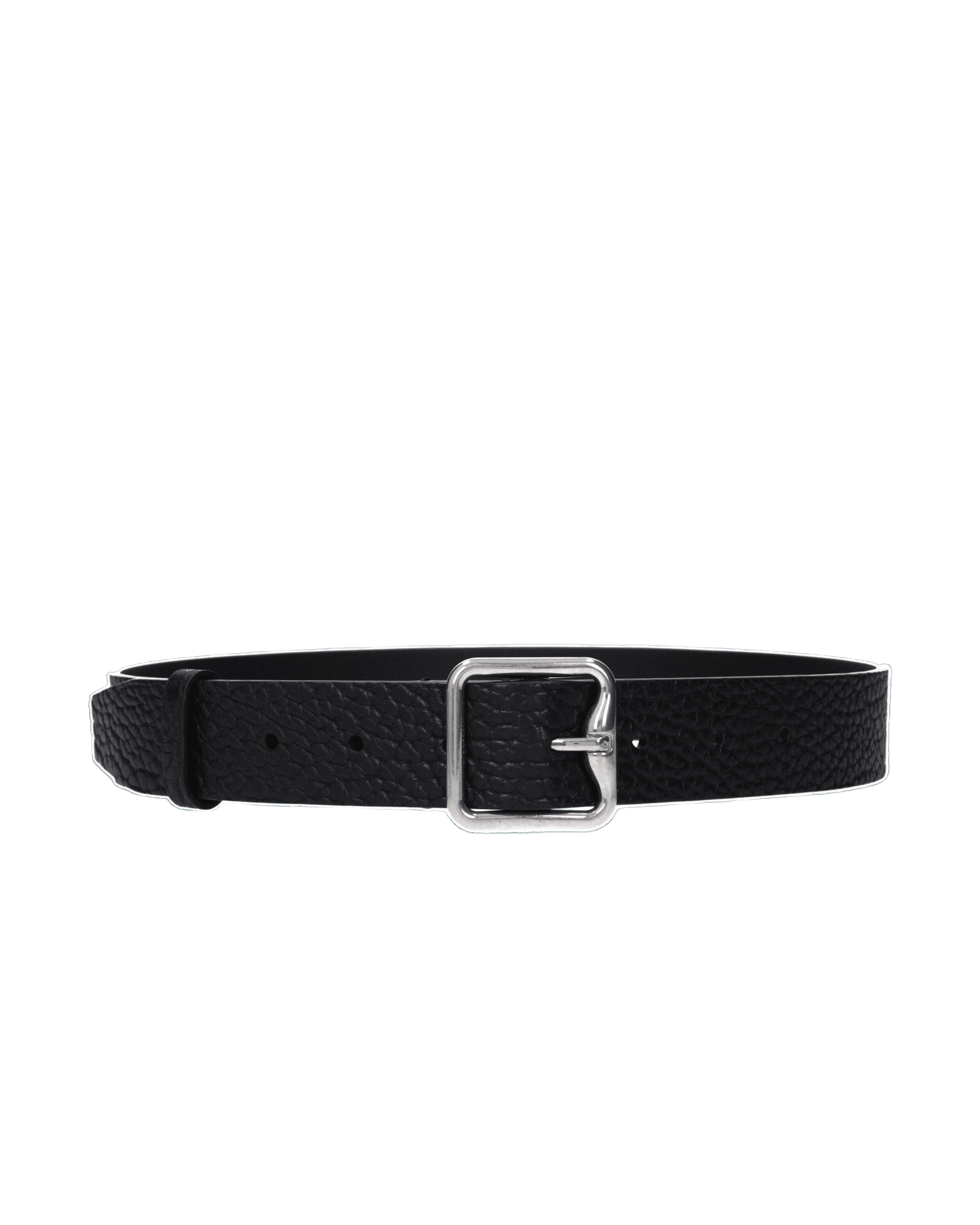 Burberry Black Leather Regular Belt Glam Steals