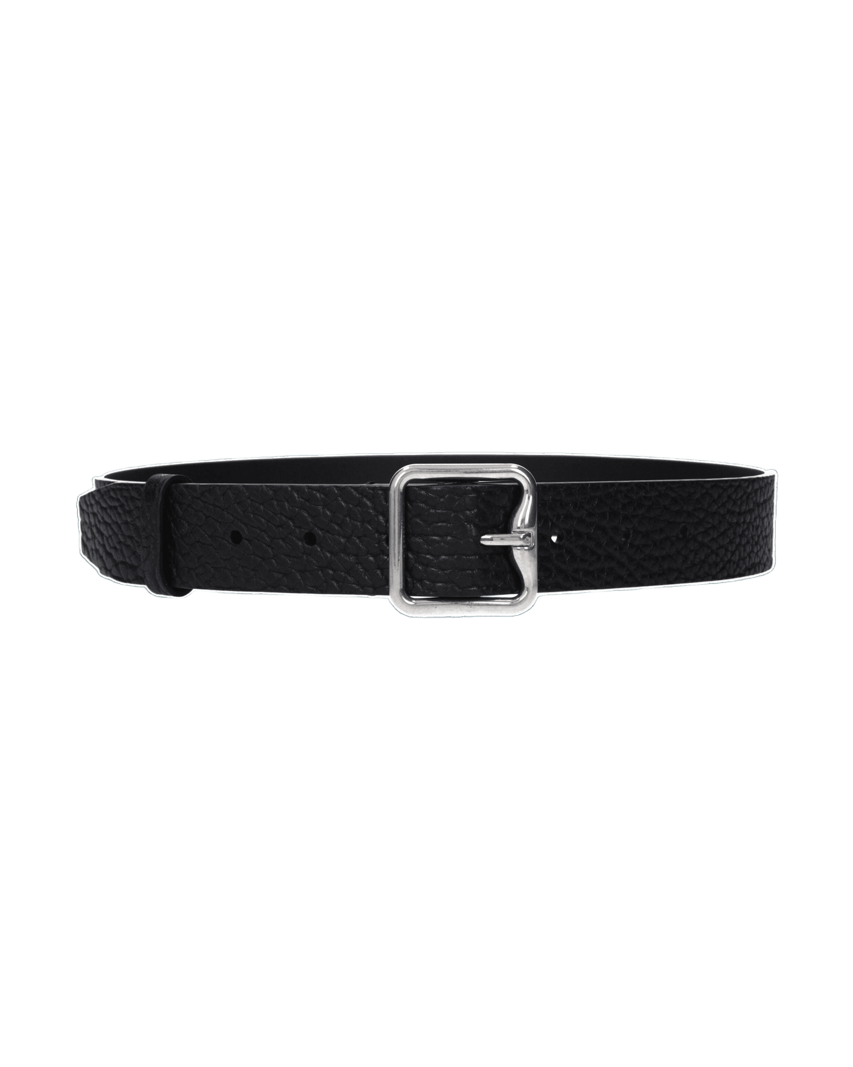 Burberry Black Leather Regular Belt Glam Steals
