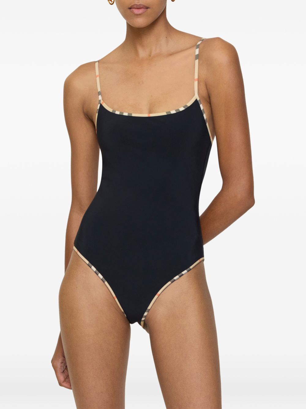 Burberry Black One Piece Swimsuits Glam Steals