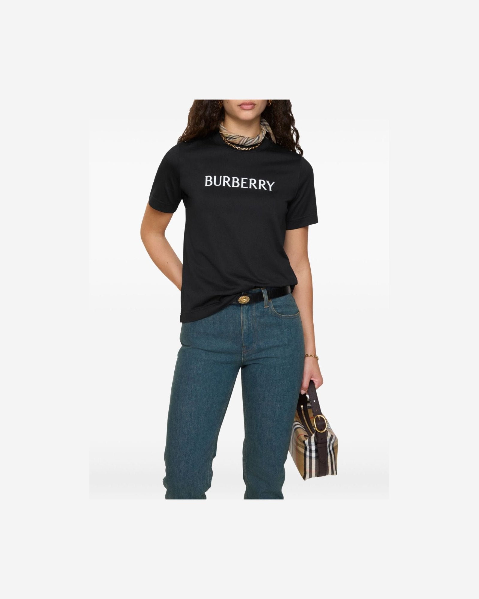 Burberry Black Polo T-Shirt Topwear
