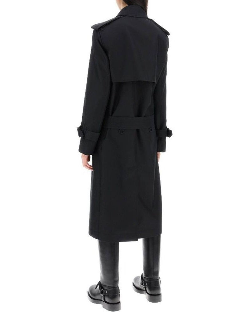 Burberry Black Polyester Coat