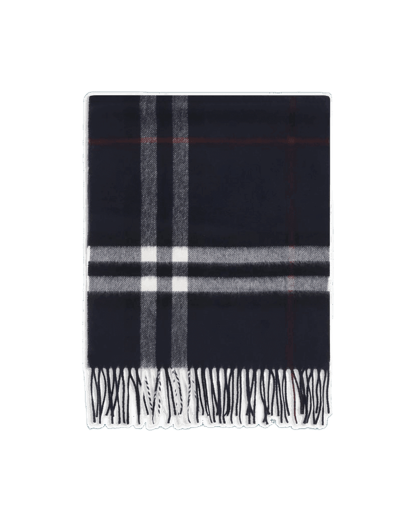 Burberry Blue Cashmere Scarf Glam Steals