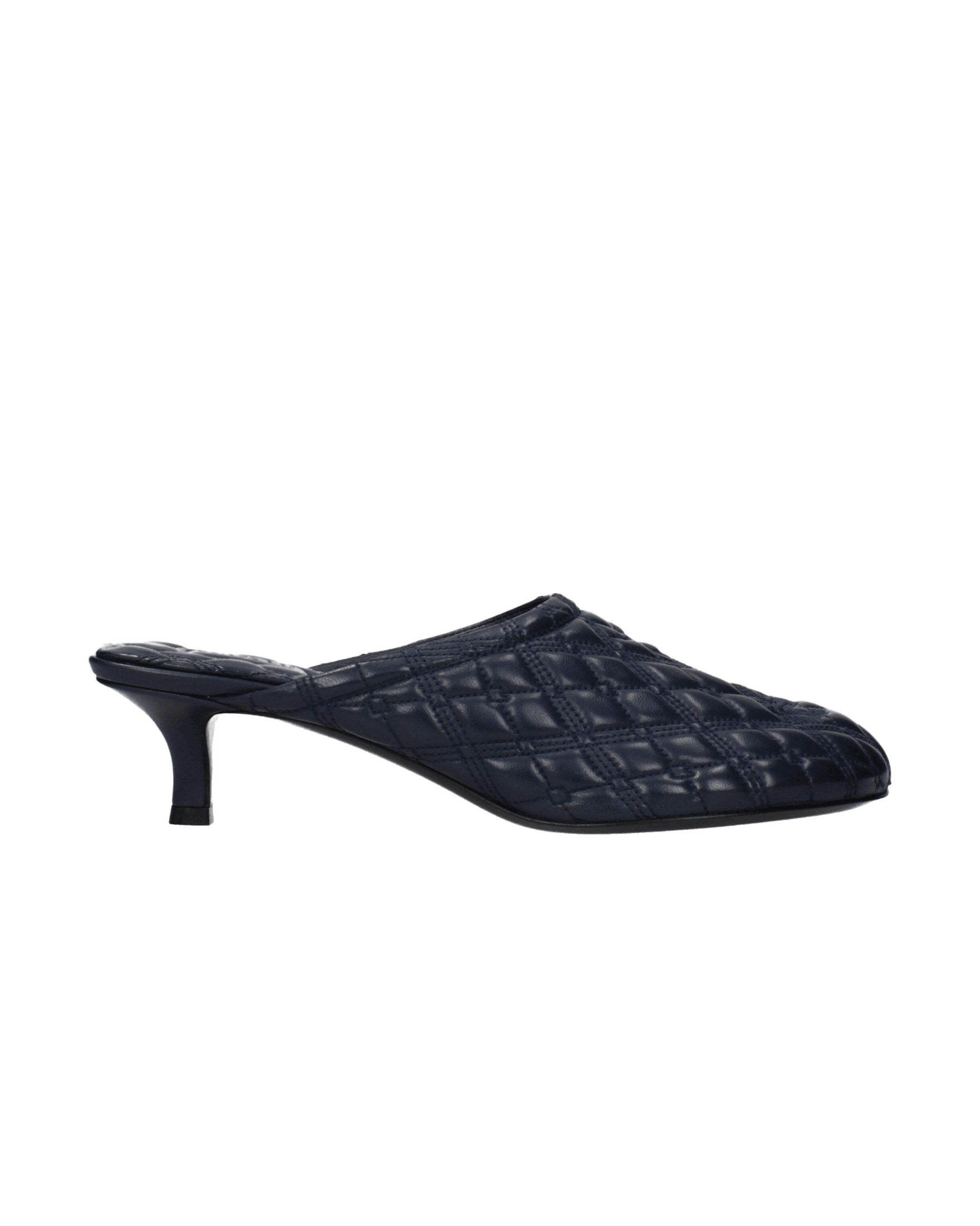 Burberry Blue Leather Heels Glam Steals