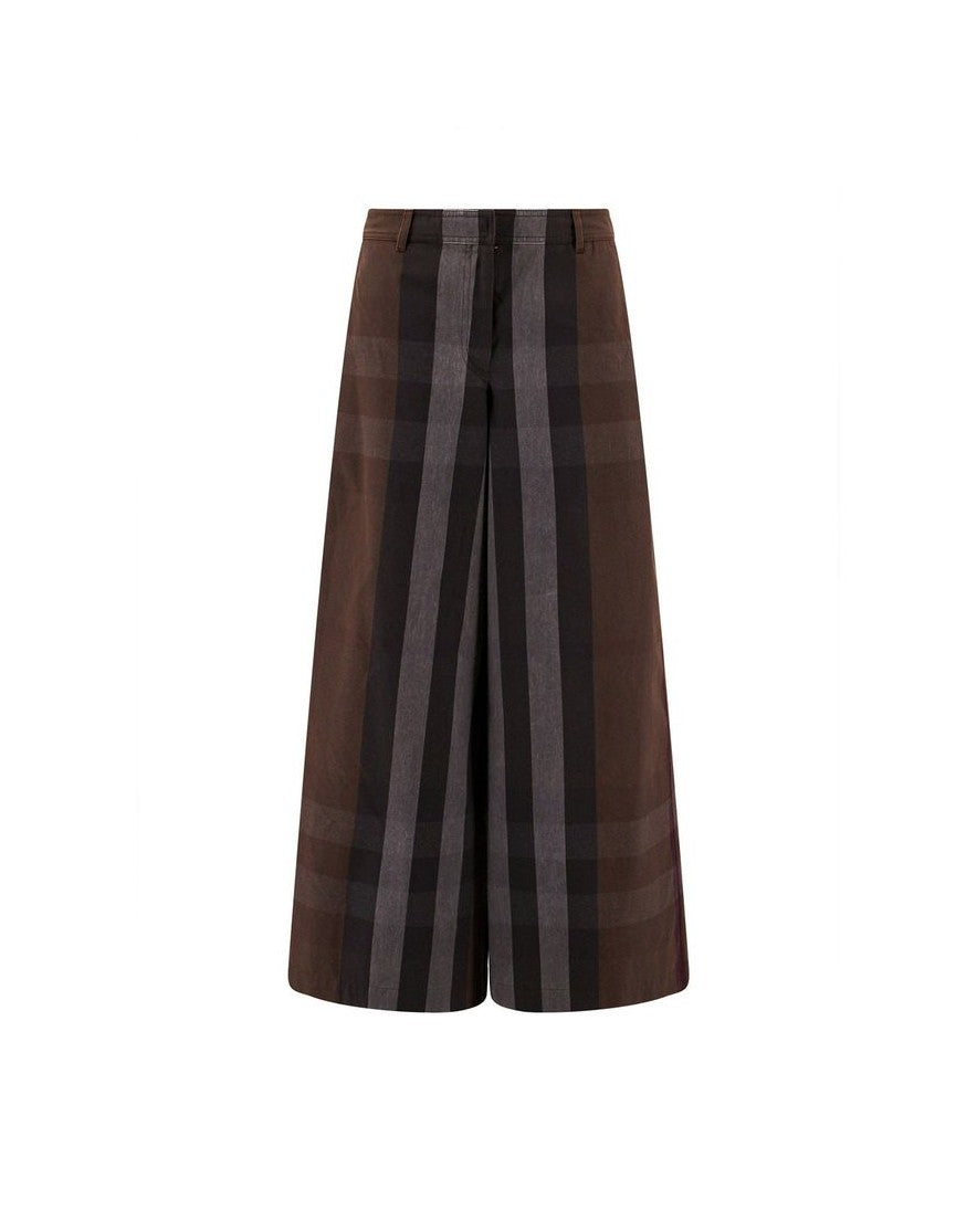 Burberry Brown Cotton Pant
