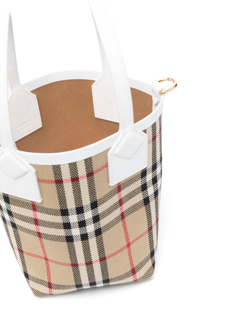 Burberry Check Motif Mini Bucket Bag Glam Steals