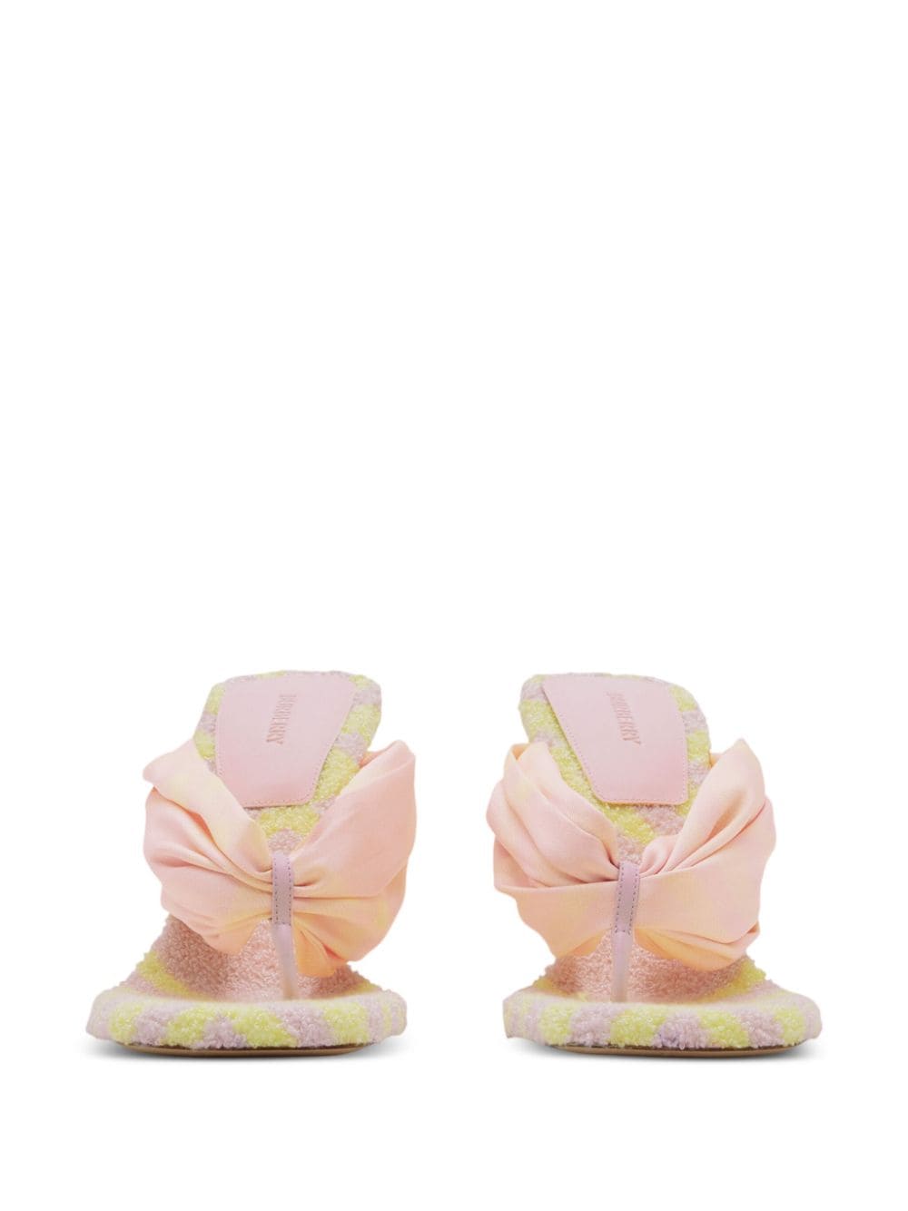 Burberry Check Pool 105mm Open Toe Sandals Glam Steals