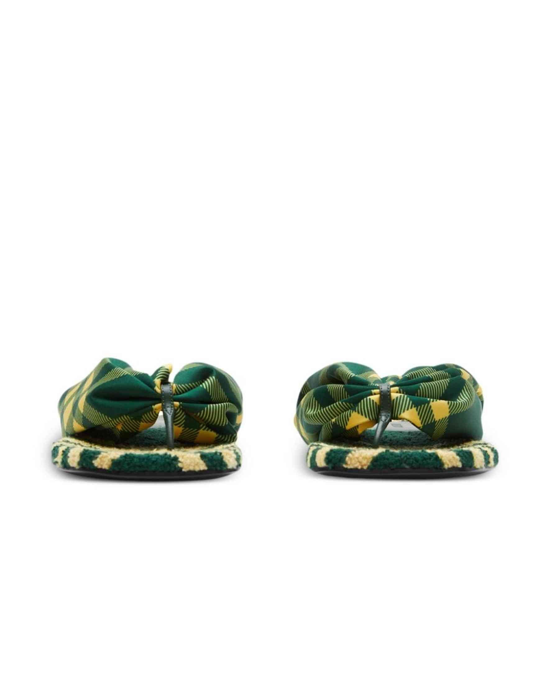 Burberry Check Pool Flat Slides Glam Steals