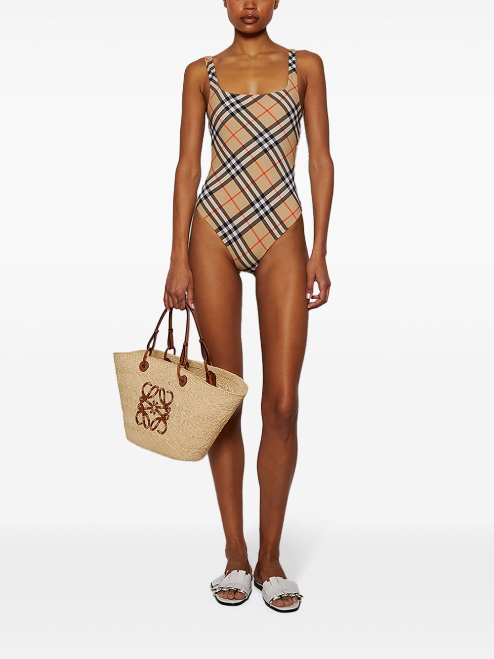 Burberry Check Swimsuit Glam Steals