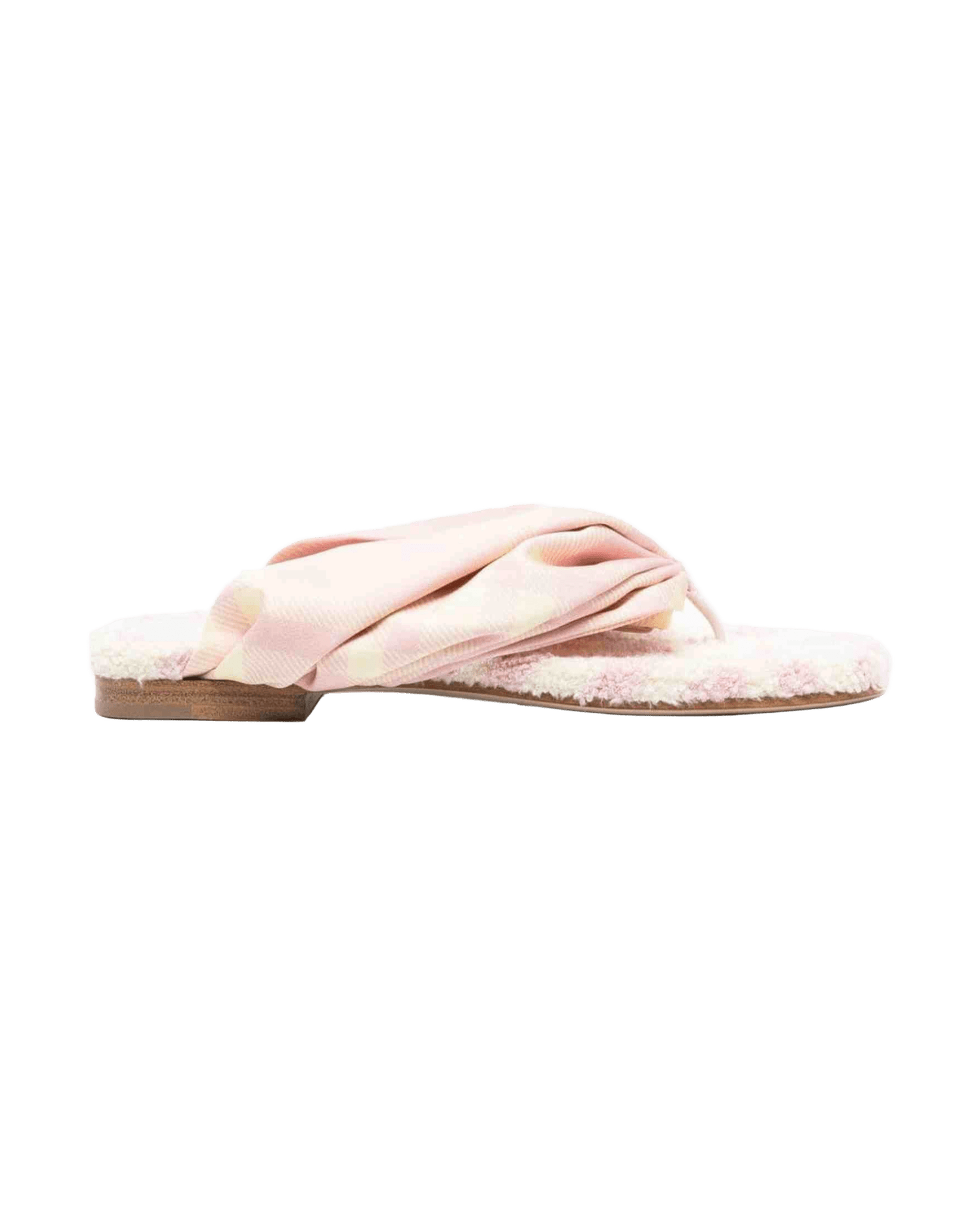 Burberry Check Thong Sandals Glam Steals