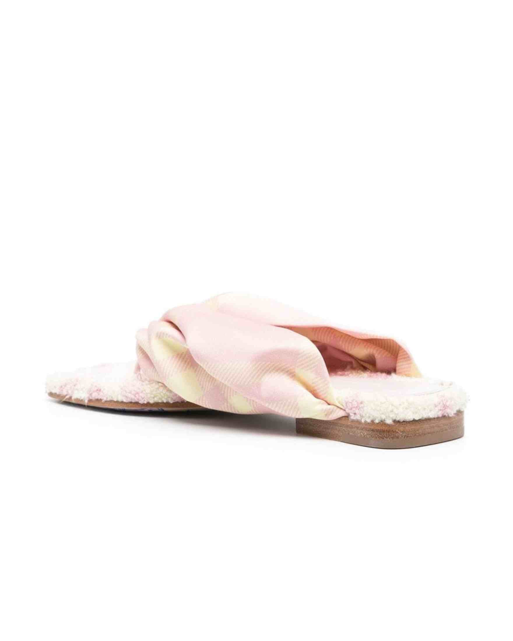 Burberry Check Thong Sandals Glam Steals