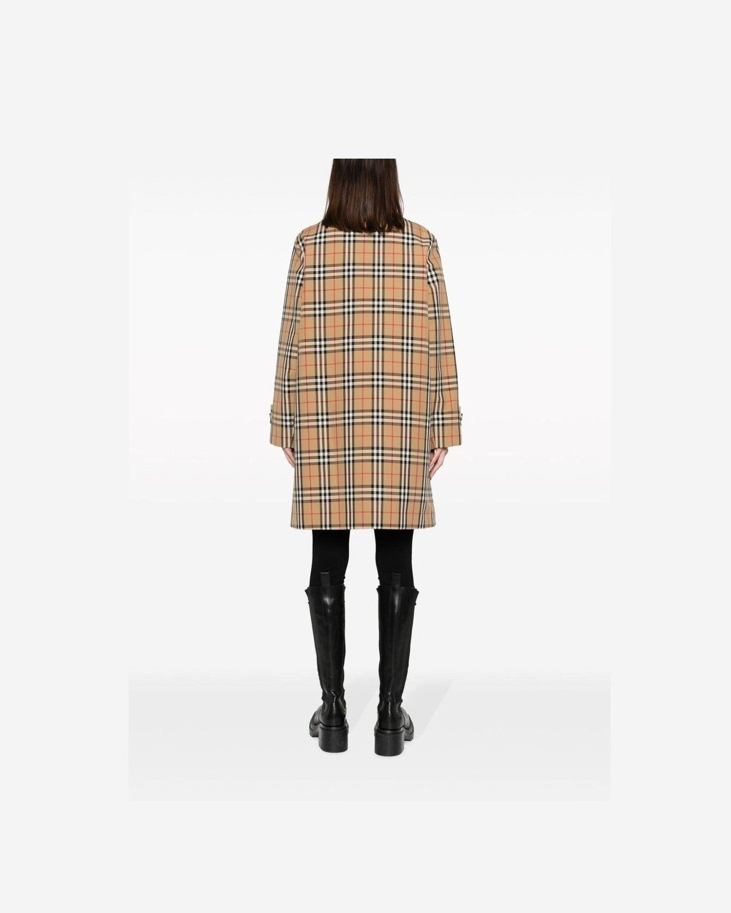 Burberry Checked Jacket Overcoats