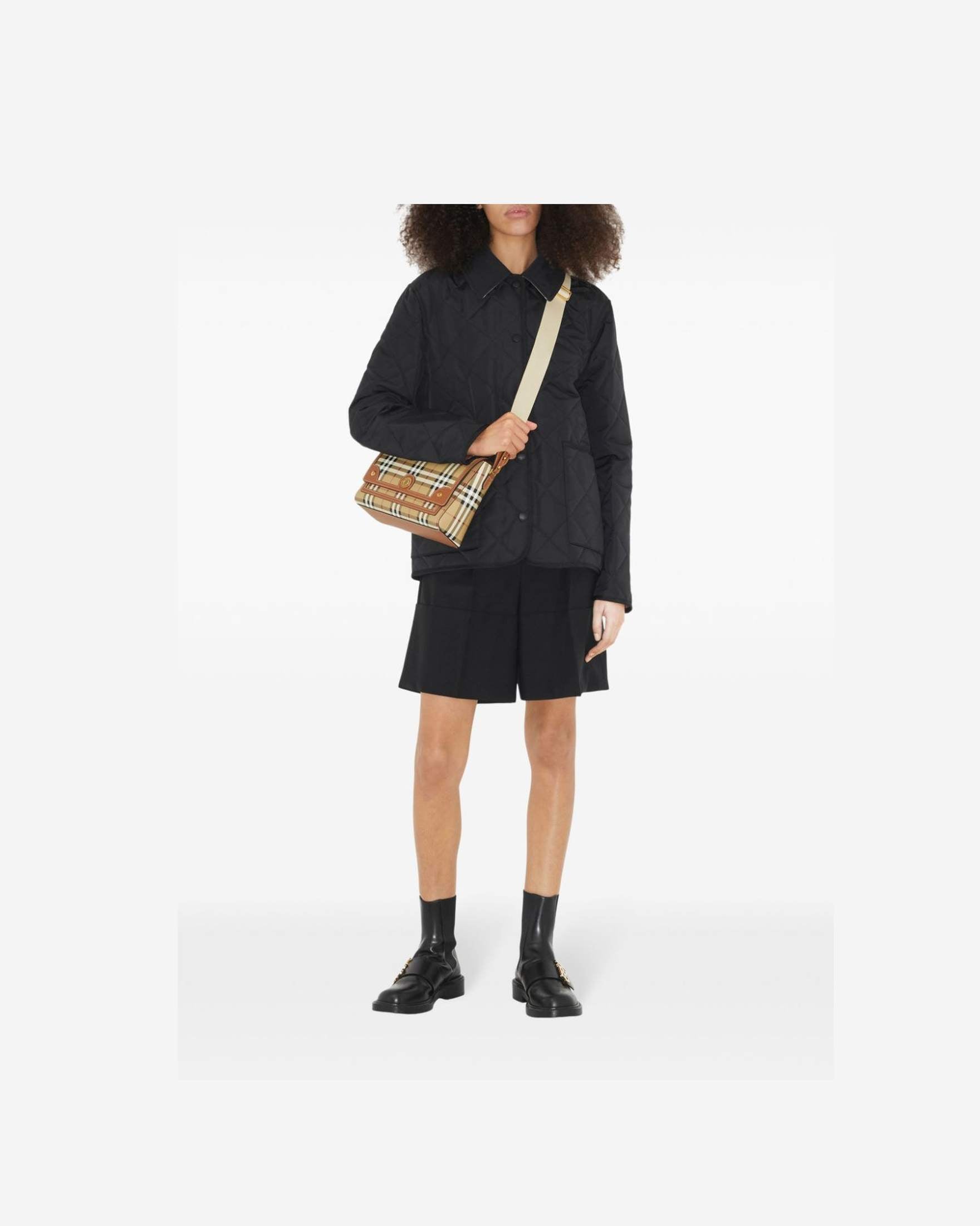 Burberry Checked Note Shoulder Bag Glam Steals