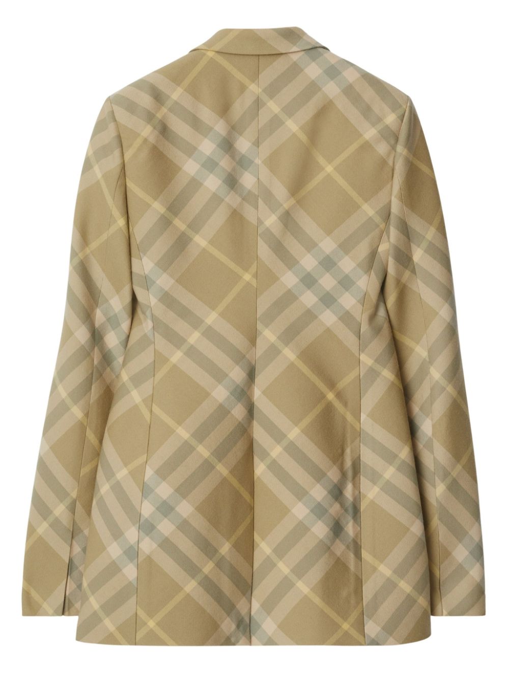 Burberry Checked Tailored Single Breasted Blazer Glam Steals