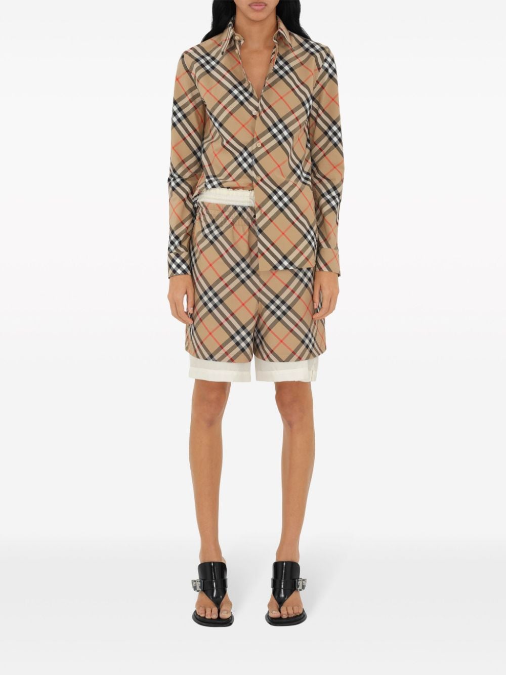 Burberry Checkered Shirt Glam Steals