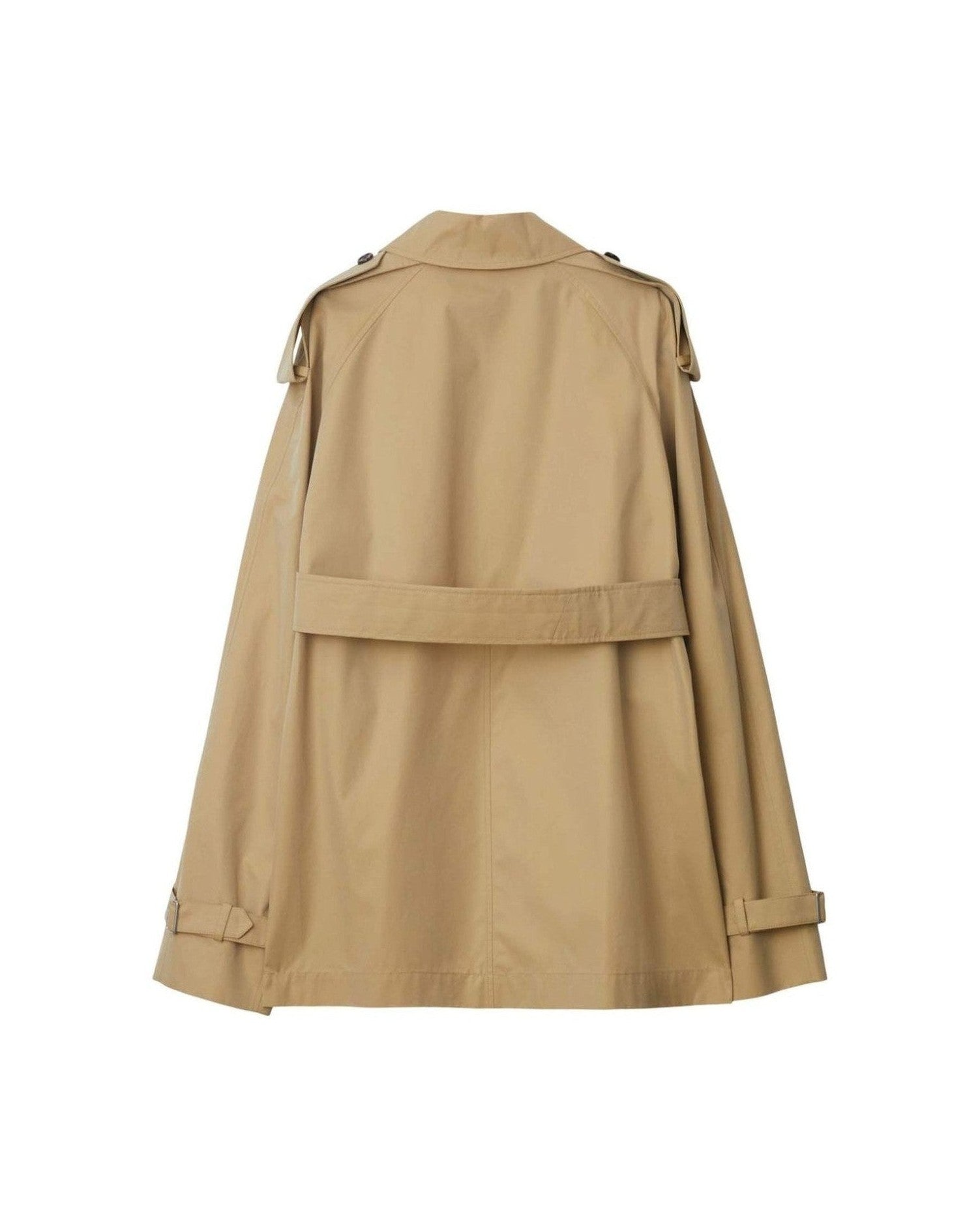 Burberry Cotton Belted Trench Coat Trench Coats