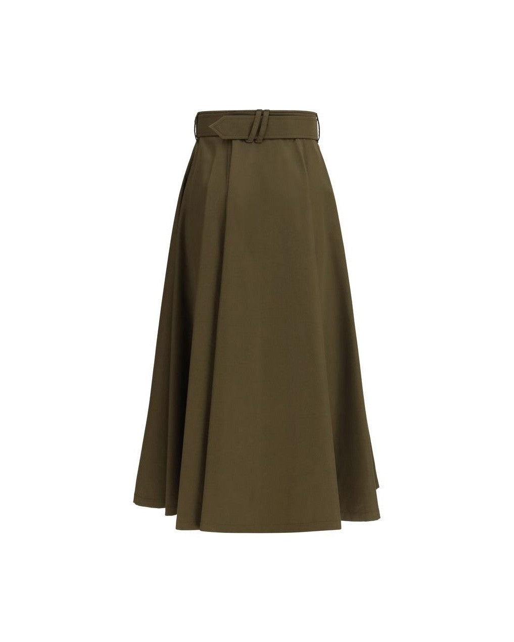 Burberry Cotton Bicolor Midi Skirt Glam Steals