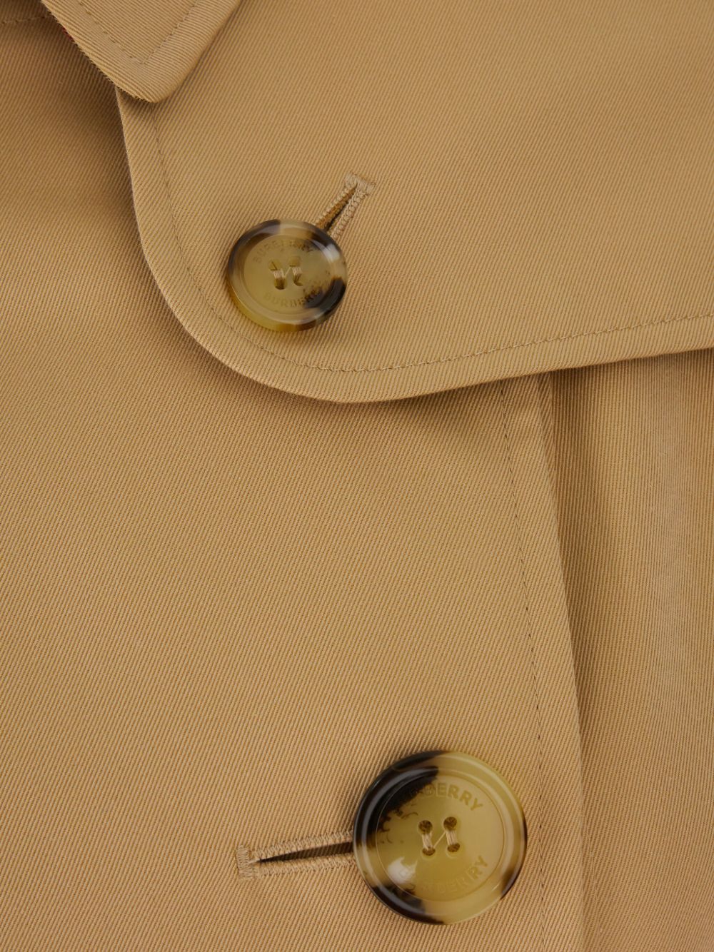 Burberry Cotton Double Breasted Trench Coat Glam Steals