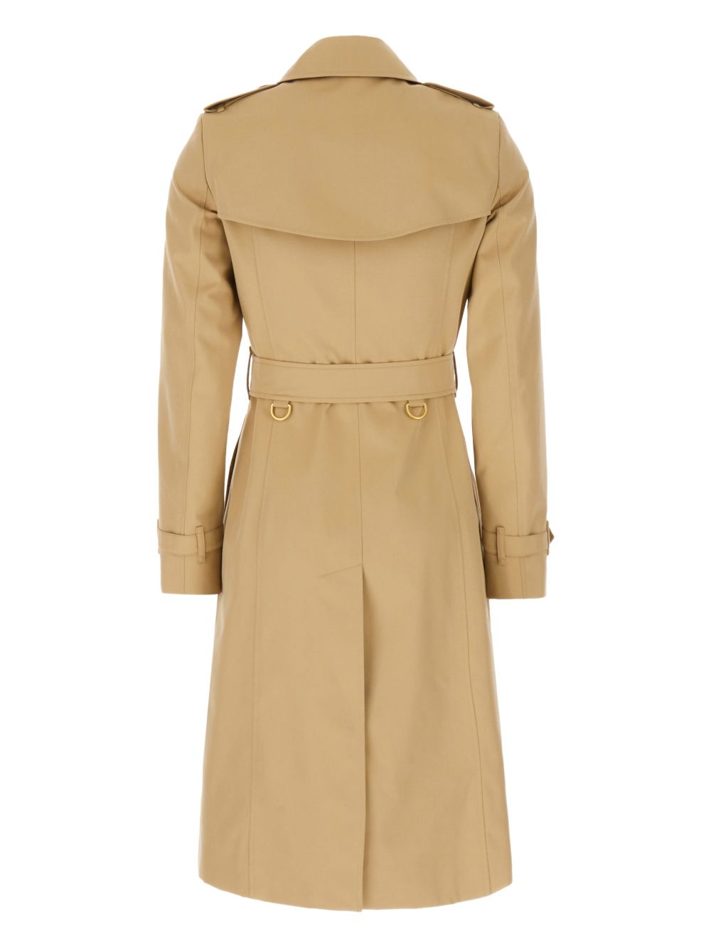 Burberry Cotton Double Breasted Trench Coat Glam Steals