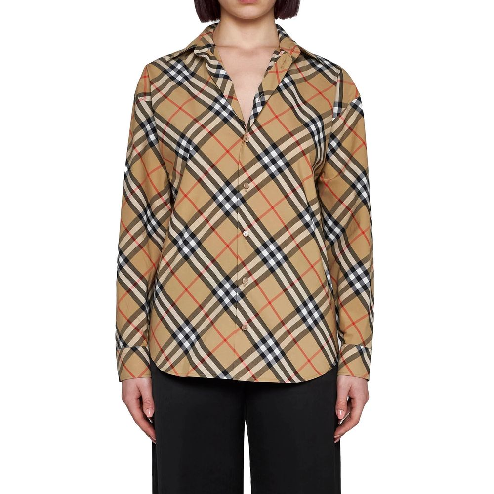 Burberry Cotton Pattern Shirt Glam Steals