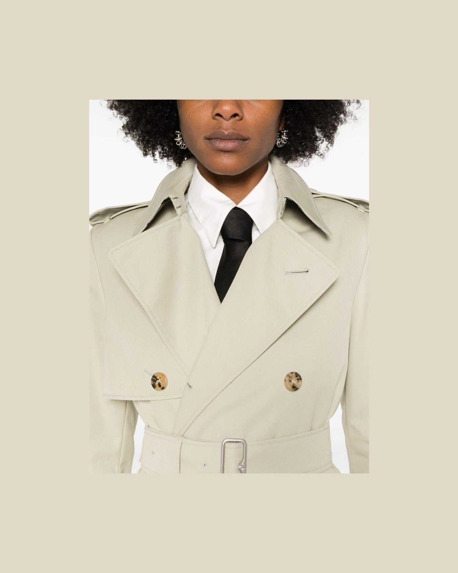 Burberry Double Breasted Trench Coat Glam Steals