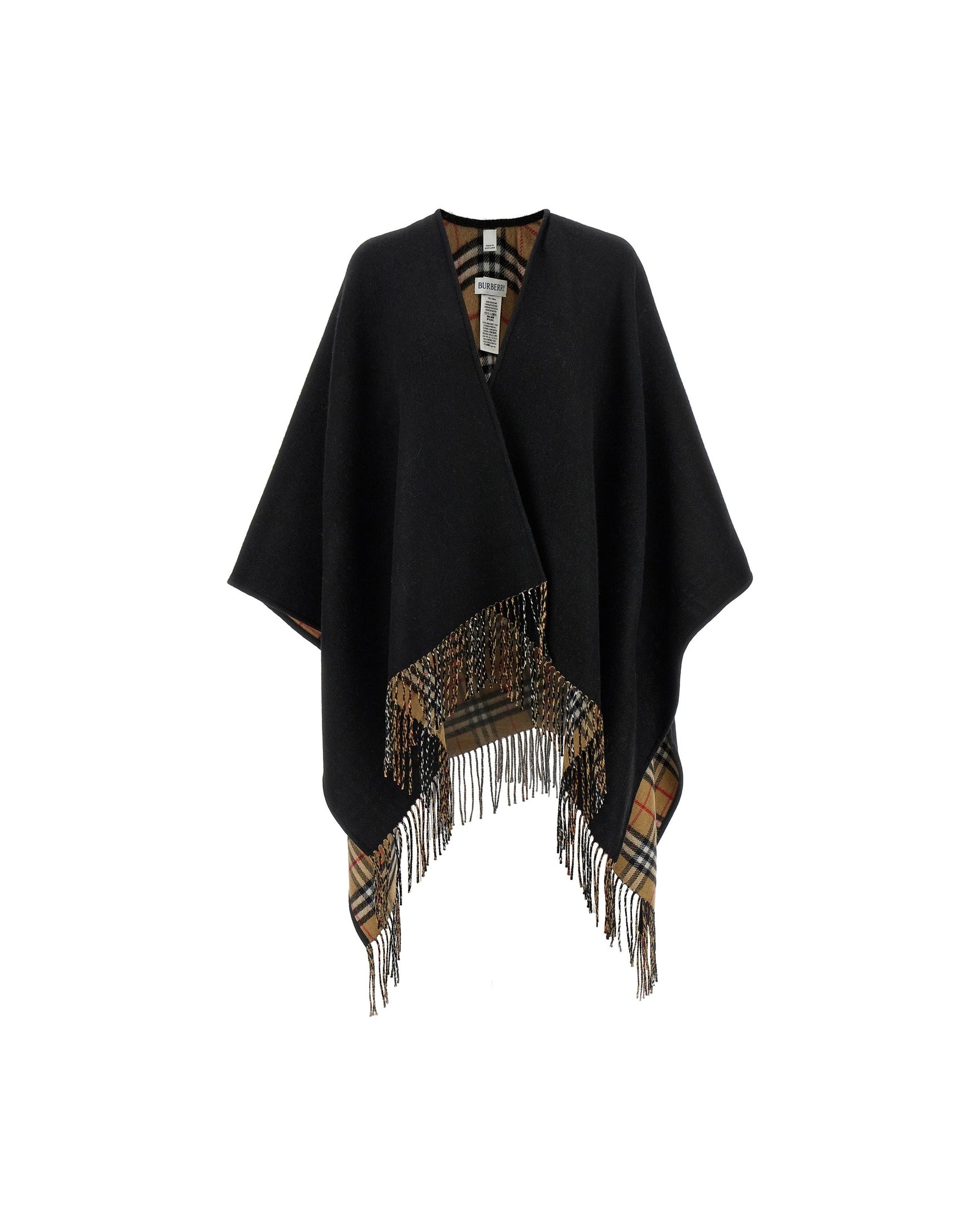 Burberry Fringed Cape Glam Steals