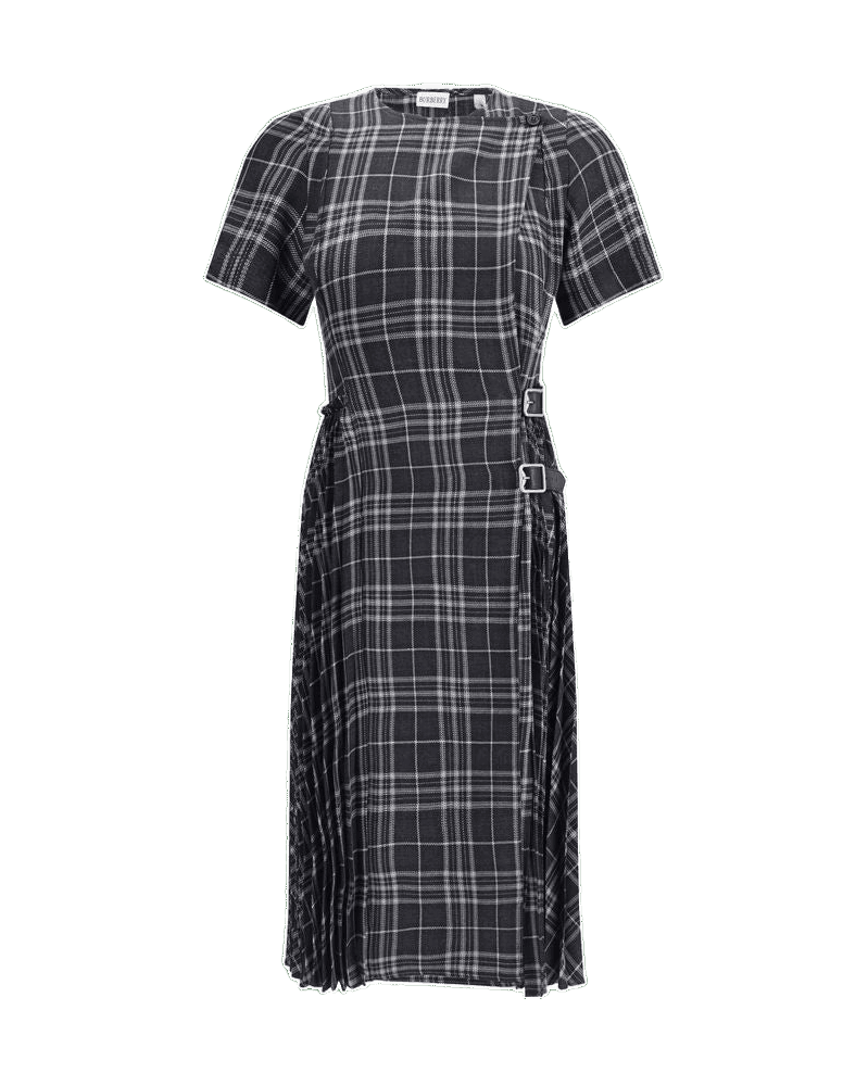Burberry Gray Polyester Dress Glam Steals