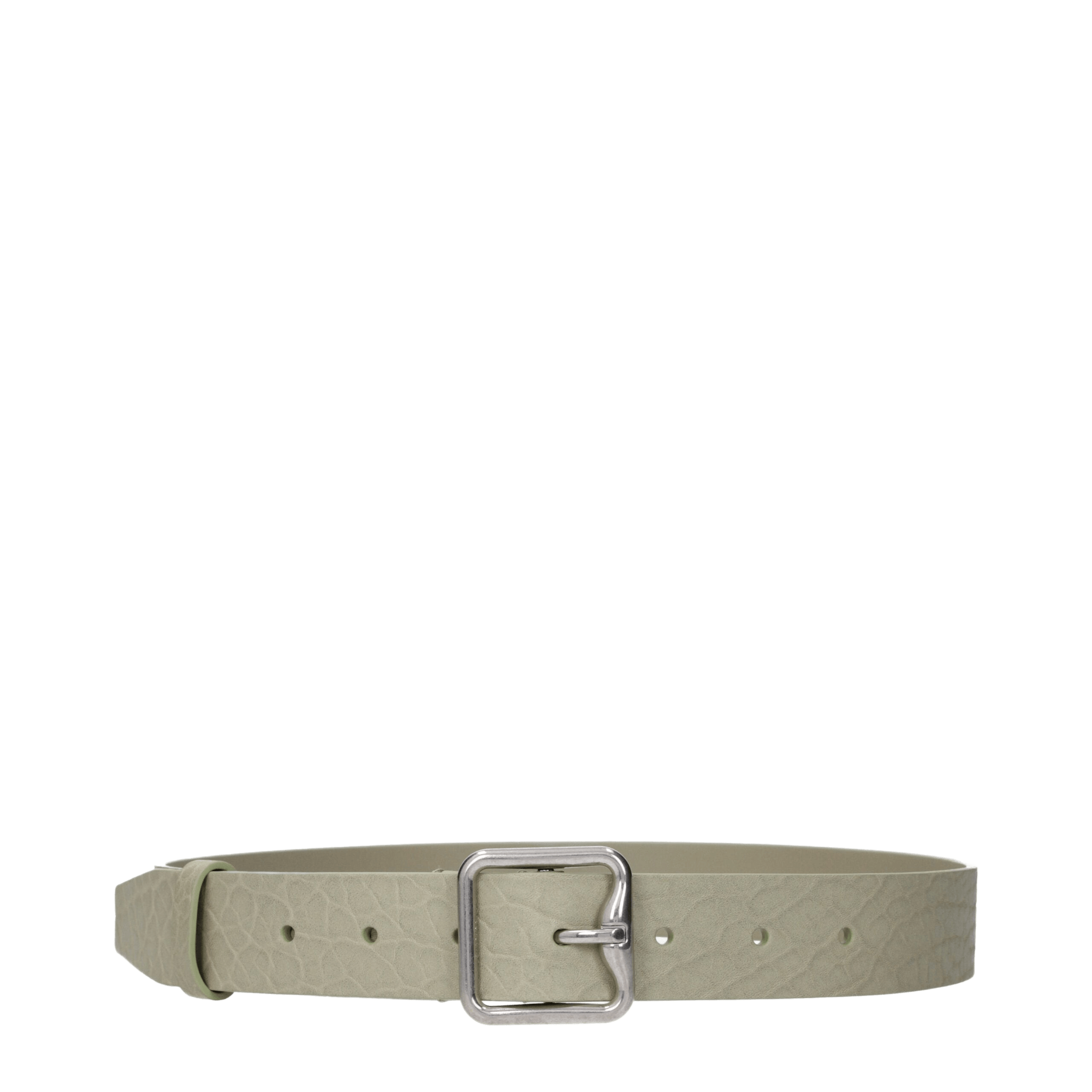 Burberry Green Leather Regular Belt Glam Steals