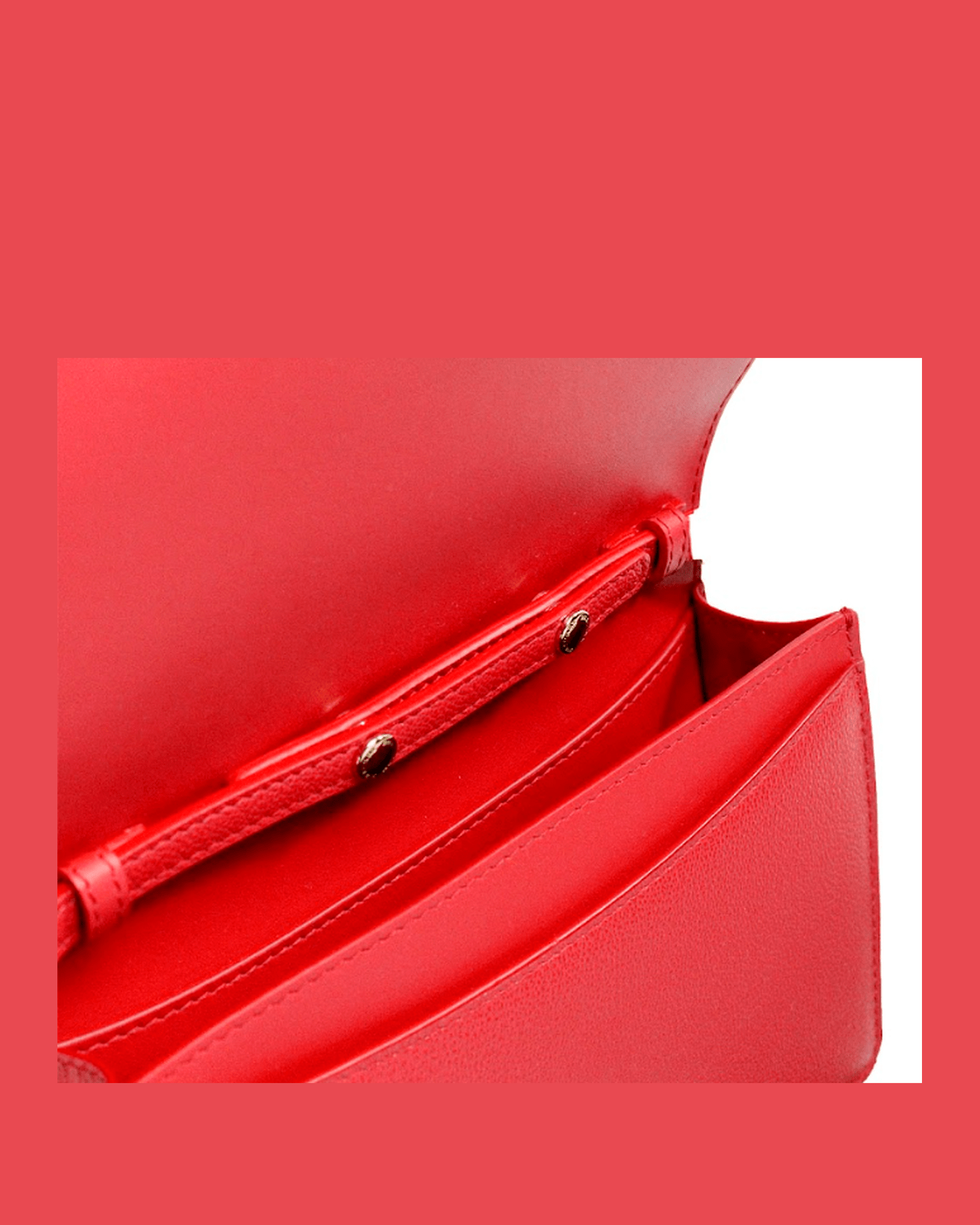 Burberry Hampshire Small Embossed Logo Smooth Leather Crossbody Red Bag Glam Steals