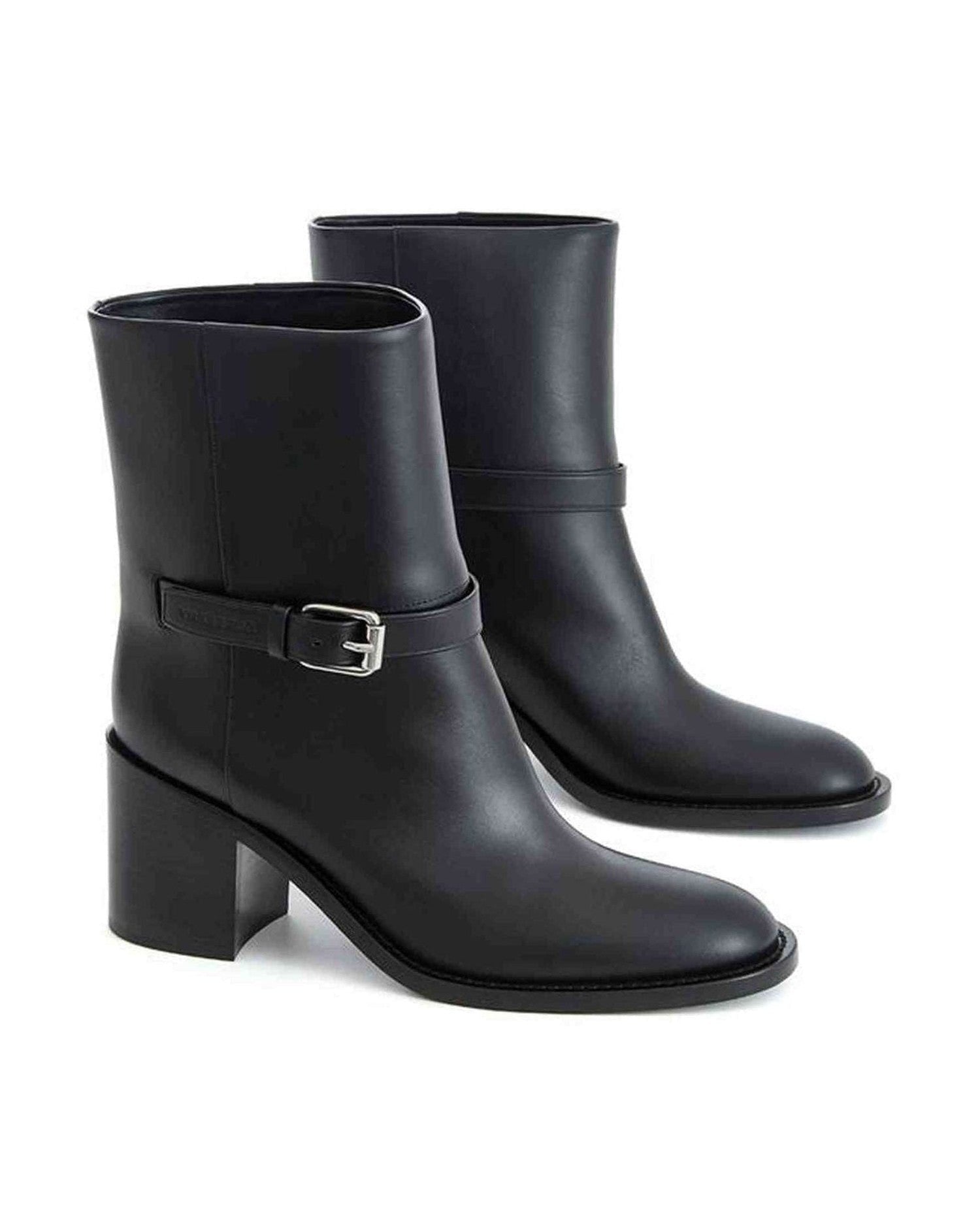 Burberry Leather Black Boot Boots
