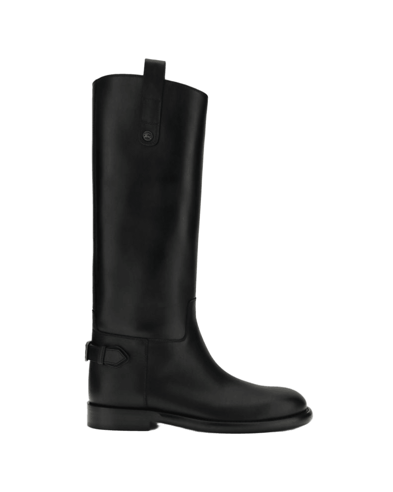 Burberry Leather High Boots Glam Steals