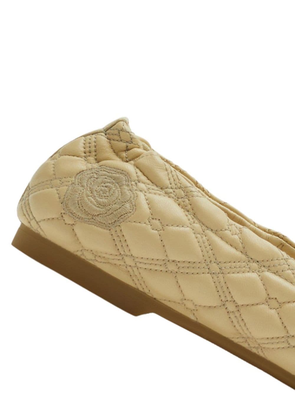 Burberry Leather Sadler Ballerinas Glam Steals