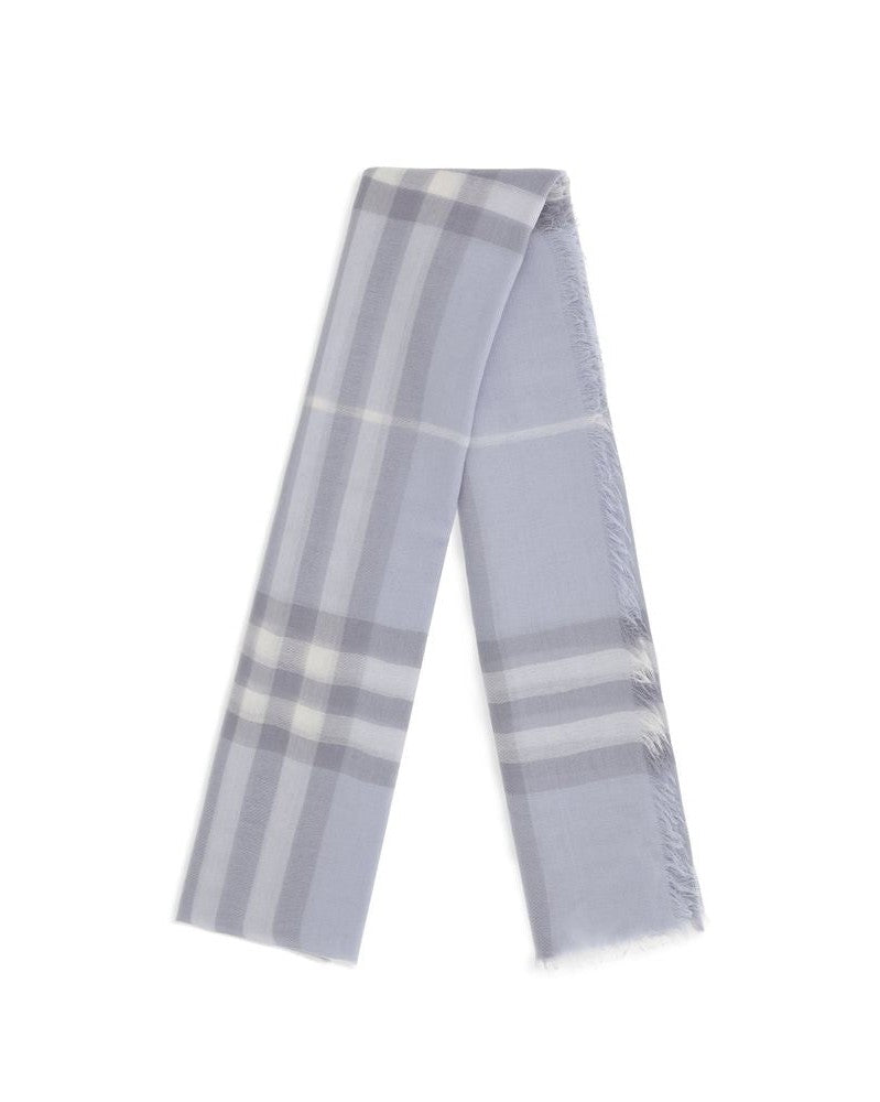 Burberry Light Blue Wool Scarf Glam Steals